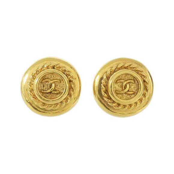 CHANEL Jewelry - CHANEL Gold Earrings